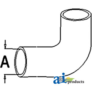 A-M518 Radiator Hose, Upper