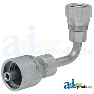 A-F-DL9004-0814-K2 Din Light 24 degree Seat 90 degree Female Swivel O-Ring