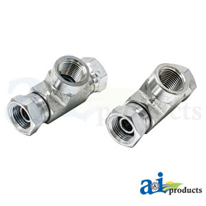 A-43B32 Female NPSM Swivel to Female NPSM Swivel X Female NPT Adapter
