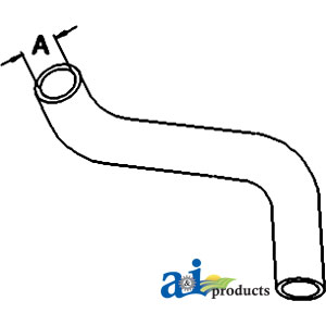 A-SBA310160730 Radiator Hose, Upper