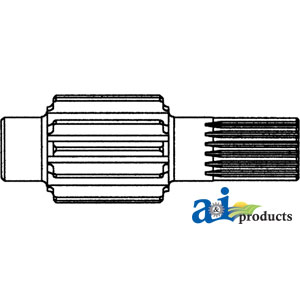 A-H93884 Shaft, Pinion, 11 Tooth