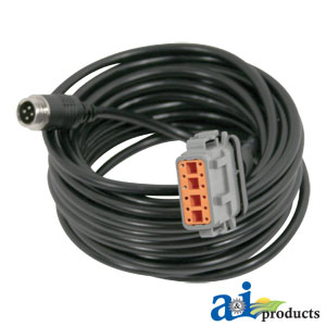 A-TRM20 CabCAM Cable, Power / Video, Trimble AgGPS FmX, CFX/ FM-750 Or FM-1000 Display To Wired Camera, 20