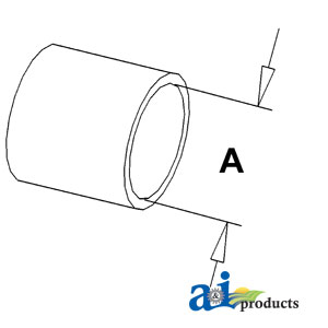 A-743001M1 Hose; Water Pump Inlet