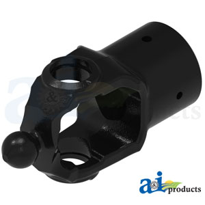 A-850-3522 Round Bore Implement Yoke (w/ Keyway & Pinhole)