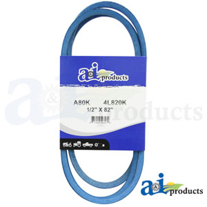 A-A80K Aramid Blue V-Belt (1/2" X 82" )
