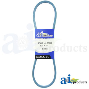 A-A36K Aramid Blue V-Belt (1/2" X 38" )