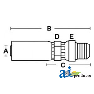 A-MPX-06-08 (HC-MPX) Male NPTF - Pipe Swivel - Straight