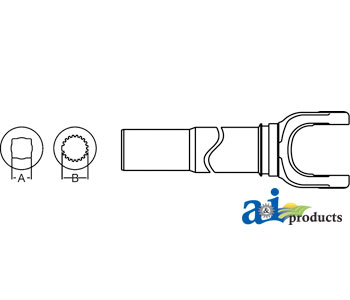 A-D441136 Yoke, Tube & Sleeve Assembly