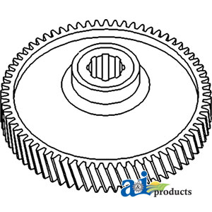 A-E0NNA726BA Gear, PTO Driven (1000 RPM)