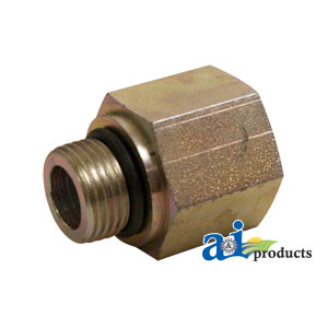 A-43A18 Straight Solid Male ORB X Female ORB Adapter, 2 pack