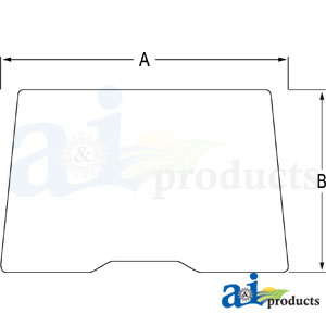 A-87304257 Glass; Front Windshield
