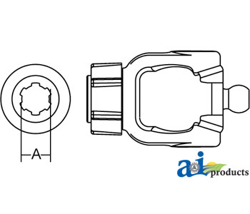 A-510504945 Tractor Yoke; 2480 Series