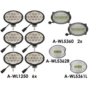 A-WL2030KT Light Kit, LED, 10 Lights