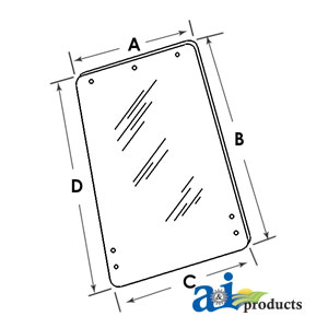 A-D5NN9425722B Glass, Side