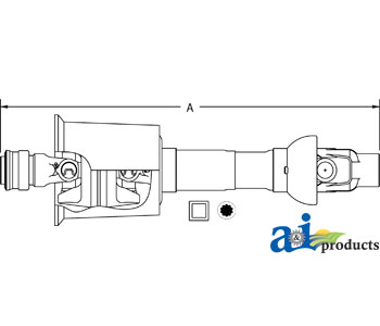 A-14656855 DRIVESHAFT COMPLETE