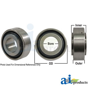 A-W210PP2-I Disc Bearing; Cylindrical, Round Bore, Pre-Lube