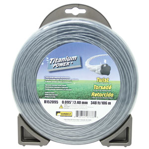 A-B152095 Titanium Power Trimmer Line, .095" twist