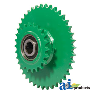 A-AE51818 Sprocket, Mega Wide Pickup; Idler W/ Bearings, Double, 40/22 Teeth