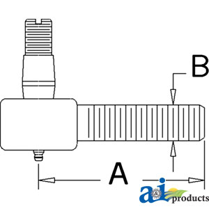 A-180507M91 Tie Rod, RH Thread