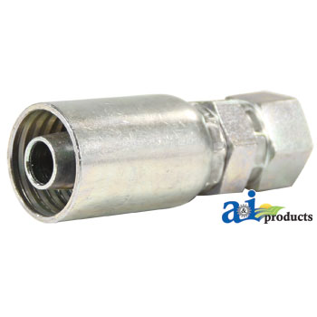 A-F-BSPX-08-06 (HC-F-BSPX) Female BSP Parallel Pipe - Swivel - Straight