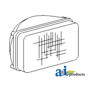 A-AH165877 Sealed Beam, Replacement, 12 Volt.
